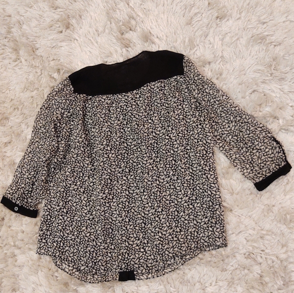 Diane Von Furstenberg DVF Printed Marcy Top Silk 0 - Picture 2 of 8